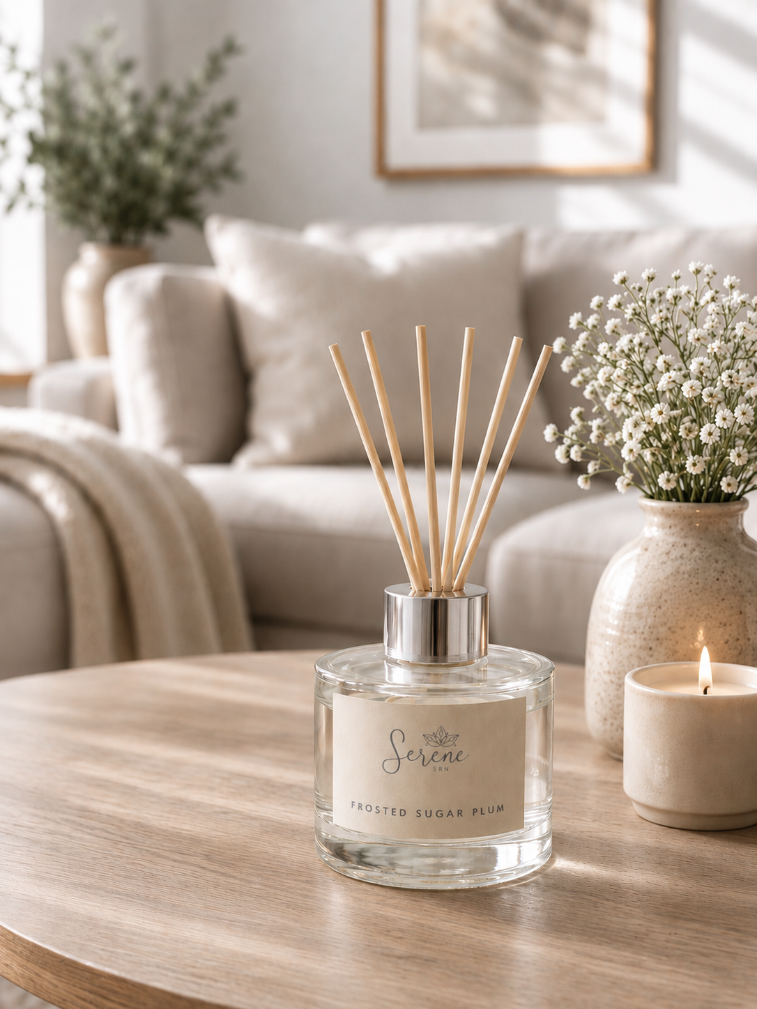 Frosted Sugar Plum Reed Diffuser