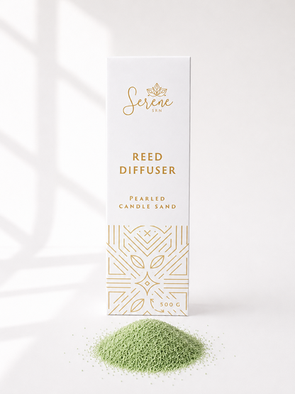 Olive Green Pearled Candle Sand