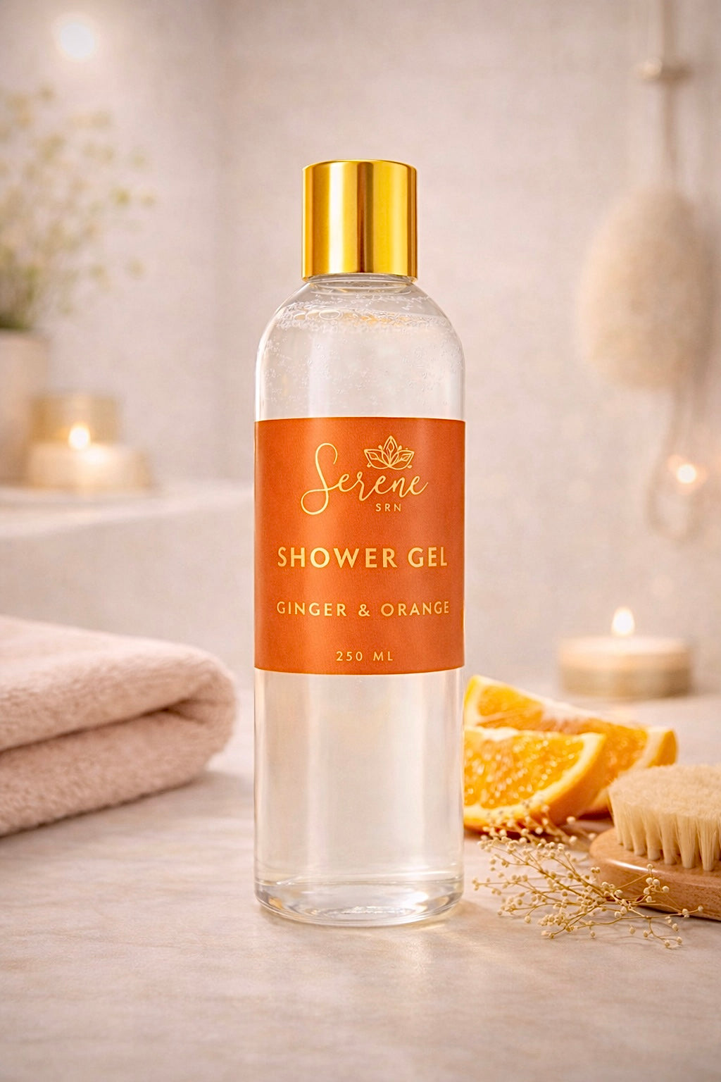 Orange and Warm Ginger Shower Gel