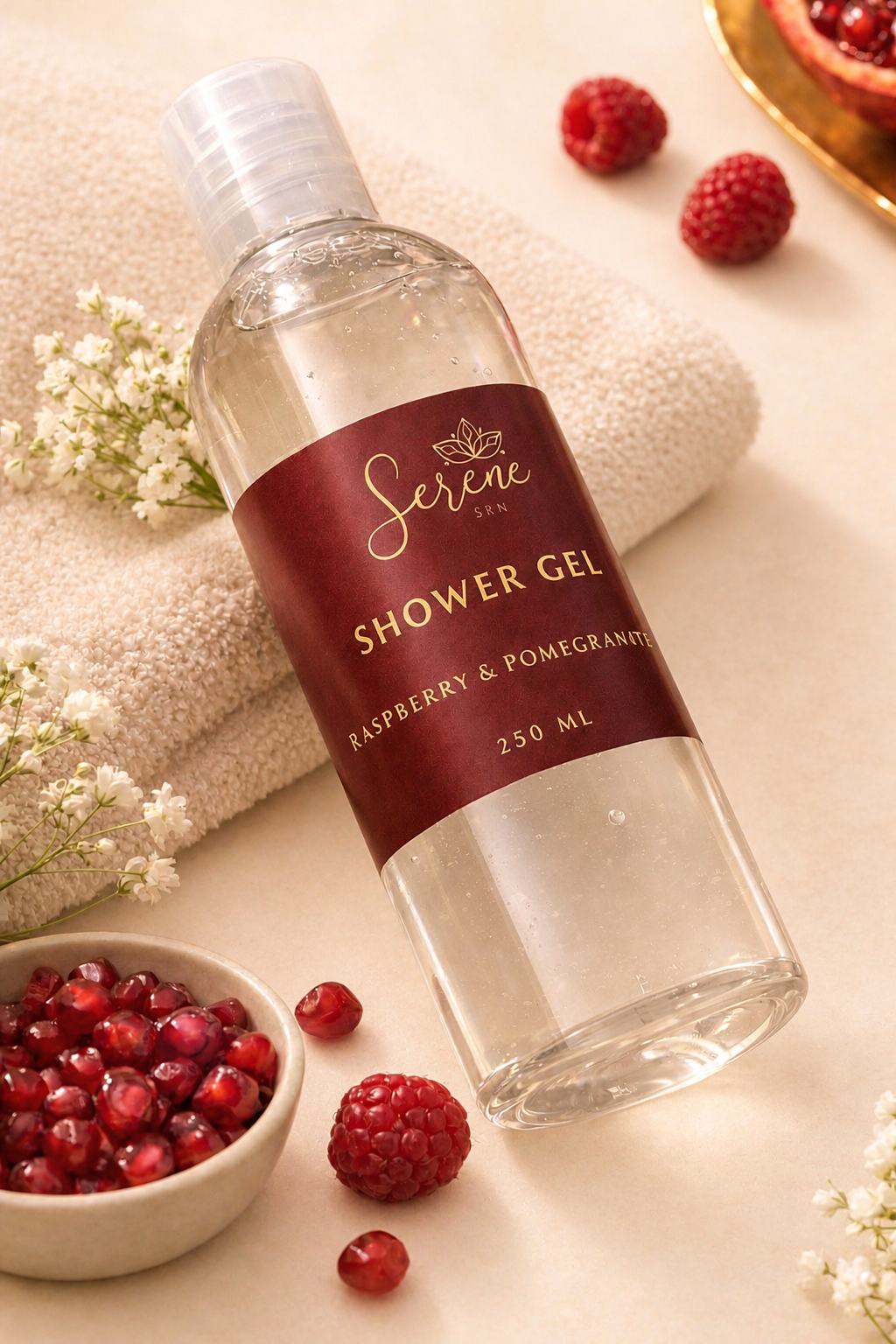 Raspberry & Pomegranate Shower Gel
