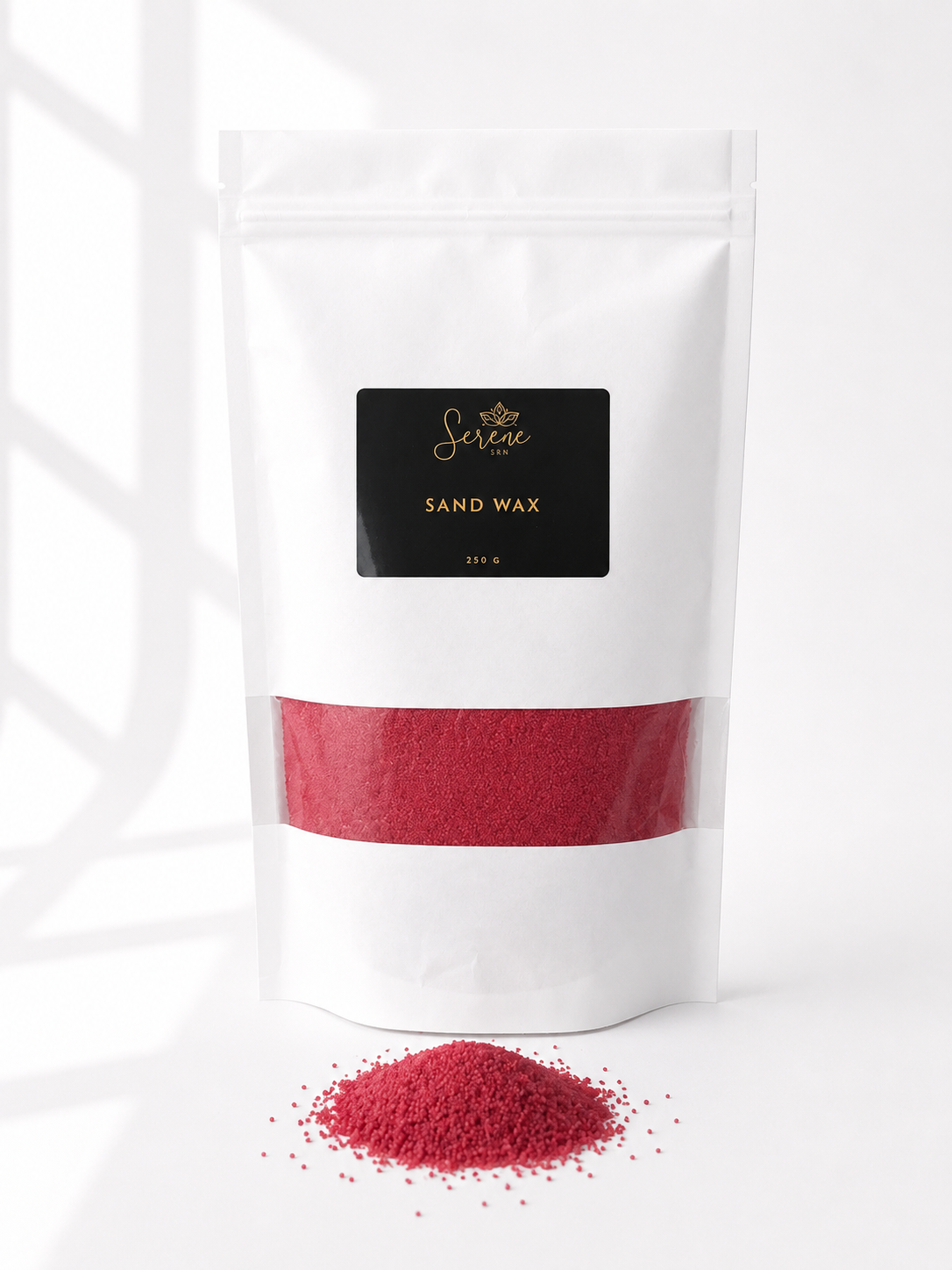 Red Pearled Candle Sand